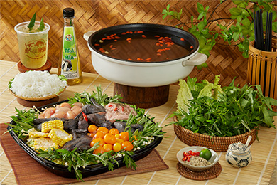 Lẩu Gà Măng Cay